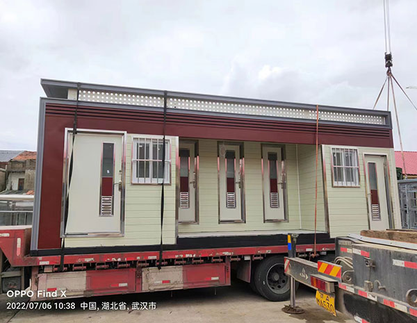 杭州移動衛(wèi)生間運輸案例